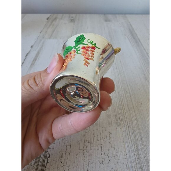 Vintage champagne ice box glass ornament Xmas tree 1974 - Picture 9 of 9